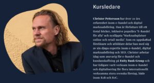 Kursledare Christer Pettersson E-handel Marknadsplatser Retail Media